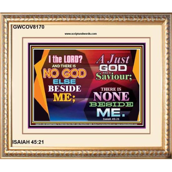 A JUST GOD   Framed Bible Verse Online   (GWCOV8170)   