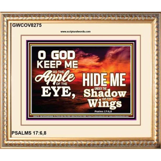 UNDER THE SHADOW OF THY WINGS   Frame Scriptural Wall Art   (GWCOV8275)   