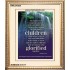 WE ARE THE CHILDREN OF GOD   Scriptural Portrait Acrylic Glass Frame   (GWCOV830)   "18x23"