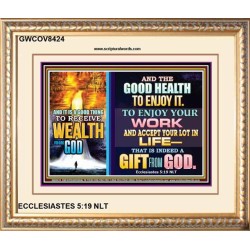 WEALTH FROM GOD   Art & Dcor Framed   (GWCOV8424)   "23X18"