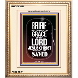 THROUGH THE GRACE OF GOD   Framed Bible Verses Online   (GWCOV8496)   