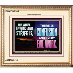ABSTAIN FROM ENVY AND STRIFE   Scriptural Wall Art   (GWCOV8505)   