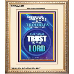 TRUST IN THE LORD   Framed Bible Verse   (GWCOV8573)   