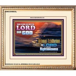 ADONAI TZIDKEINU - LORD OUR RIGHTEOUSNESS   Christian Quote Frame   (GWCOV8653L)   
