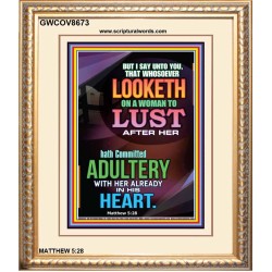 ADULTERY   Framed Bible Verse   (GWCOV8673)   