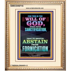 ABSTAIN FROM FORNICATION   Scripture Wall Art   (GWCOV8715)   
