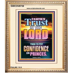 TRUST GOD   Christian Quotes Framed   (GWCOV8739)   
