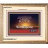 ABOUNDING THEREIN WITH THANKGIVING   Inspirational Bible Verse Framed   (GWCOV877)   "23X18"