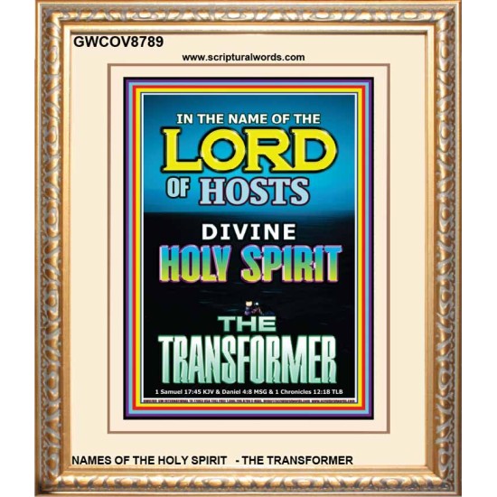 THE TRANSFORMER   Bible Verse Acrylic Glass Frame   (GWCOV8789)   