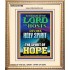 THE SPIRIT OF HOPE   Bible Verses Wall Art Acrylic Glass Frame   (GWCOV8798)   "18x23"
