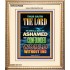 YE SHALL NOT BE ASHAMED   Framed Guest Room Wall Decoration   (GWCOV8826)   "18x23"
