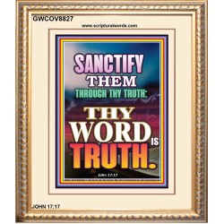 THY WORD IS TRUTH   Framed Lobby Wall Decoration   (GWCOV8827)   