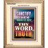 THY WORD IS TRUTH   Framed Lobby Wall Decoration   (GWCOV8827)   "18x23"