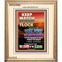 THROUGH THE BLOOD OF HIS SON   Inspiration Wall Art Frame   (GWCOV8836)   "18x23"