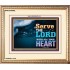 WITH ALL YOUR HEART   Framed Religious Wall Art    (GWCOV8846L)   "23X18"