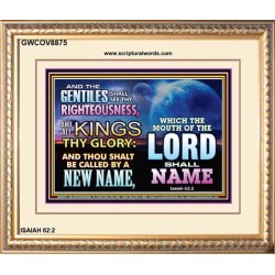 A NEW NAME   Contemporary Christian Paintings Frame   (GWCOV8875)   