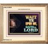 WAIT UPON THE LORD   Bible Scriptures on Forgiveness Acrylic Glass Frame   (GWCOV8936)   "23X18"