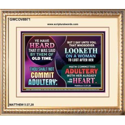 ADULTERY   Frame Scriptural Wall Art   (GWCOV8971)   