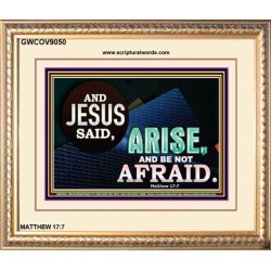 ARISE BE NOT AFRAID   Framed Bible Verse   (GWCOV9050)   