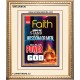 YOUR FAITH   Frame Bible Verse Online   (GWCOV9126)   