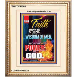 YOUR FAITH   Framed Bible Verses Online   (GWCOV9126B)   "18x23"