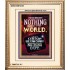 WE BROUGHT NOTHING TO THE WORLD   Framed Scriptural Dcor   (GWCOV9147B)   "18x23"