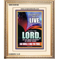 THUS SAYS THE LORD   Scripture Art Prints   (GWCOV9165)   