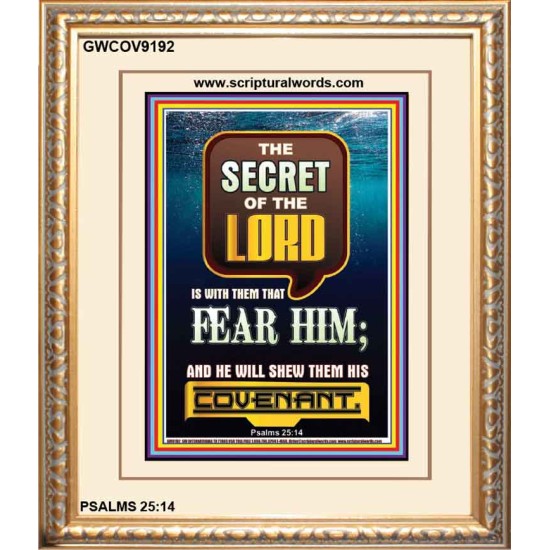 THE SECRET OF THE LORD   Scripture Art Prints   (GWCOV9192)   