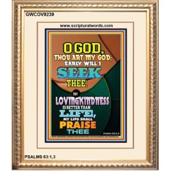 YOUR LOVING KINDNESS IS BETTER THAN LIFE   Biblical Paintings Acrylic Glass Frame   (GWCOV9239)   