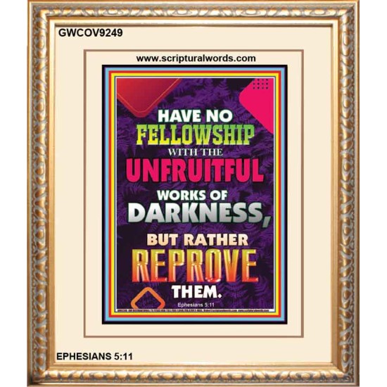 UNFRUITFUL WORKS OF DARKNESS   Christian Paintings   (GWCOV9249)   