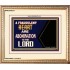 WHAT ARE ABOMINATION TO THE LORD   Large Framed Scriptural Wall Art   (GWCOV9273)   "23X18"