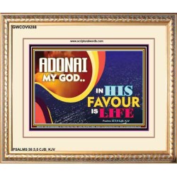 ADONAI MY GOD   Bible Verse Framed for Home Online   (GWCOV9288)   