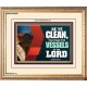 VESSELS OF THE LORD   Frame Bible Verse Art    (GWCOV9295)   