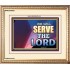 WE WILL SERVE THE LORD   Frame Bible Verse Art    (GWCOV9302)   "23X18"