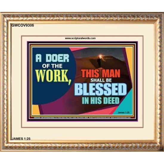 BE A DOER OF THE WORD OF GOD   Frame Scriptures Dcor   (GWCOV9306)   