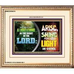 A LIGHT THING IN THE SIGHT OF THE LORD   Art & Wall Dcor   (GWCOV9474)   "23X18"