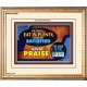 YE SHALL EAT IN PLENTY AND BE SATISFIED   Framed Religious Wall Art    (GWCOV9486)   