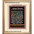 NAMES OF JESUS CHRIST WITH BIBLE VERSES PICTURE   (GWCOVJESUSCHRISTPORTRAIT)   "18x23"