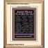NAMES OF JESUS CHRIST WITH BIBLE VERSES IN FRENCH LANGUAGE  {Noms de Jésus Christ} Frame Art  (GWCOVNAMESOFCHRISTFRENCH)   "18x23"