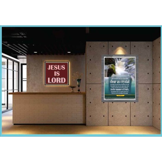 WATER OF LIFE   Christian Quotes Framed   (GWEXALT082)   