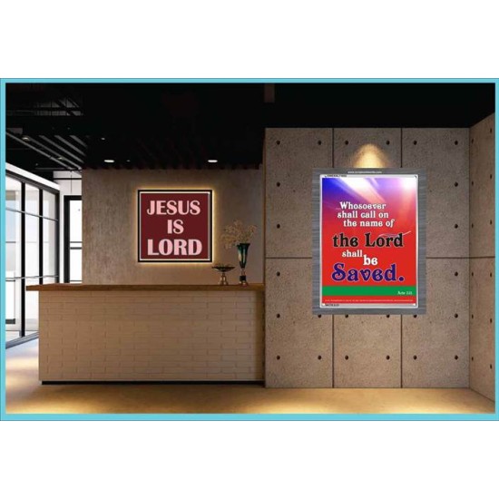 WHOSOEVER SHALL CALL   Inspiration Wall Art Frame   (GWEXALT1632)   