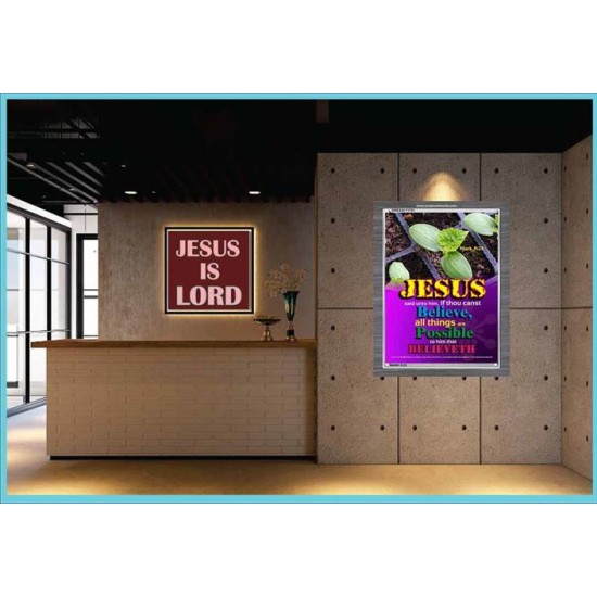 ALL THINGS ARE POSSIBLE   Modern Christian Wall Dcor Frame   (GWEXALT1751)   