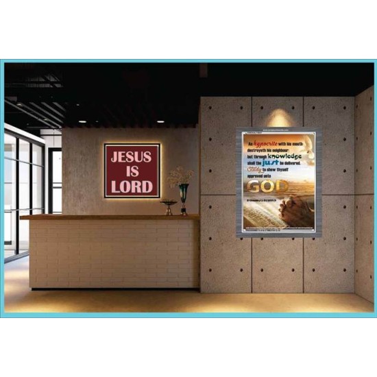 APPROVED UNTO GOD   Modern Christian Wall Dcor Frame   (GWEXALT3937)   