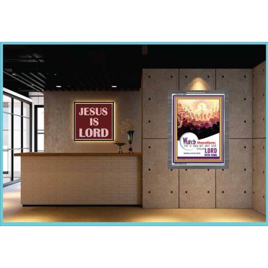 WATCH THEREFORE   Bible Verse Wall Art Frame   (GWEXALT4665)   