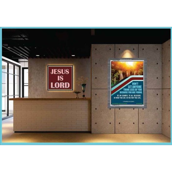 BE AN EXAMPLE TO ALL BELIEVERS   Scripture Wooden Frame Signs   (GWEXALT4833)   