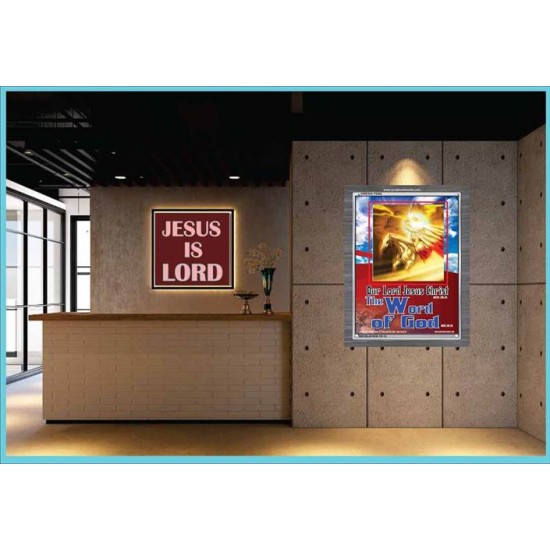 THE WORD OF GOD   Framed Religious Wall Art    (GWEXALT5493)   