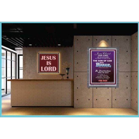 THE SEED OF DAVID   Large Frame Scripture Wall Art   (GWEXALT6424)   