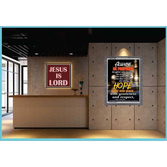 BE PREPARED   Contemporary Christian Poster   (GWEXALT6480)   