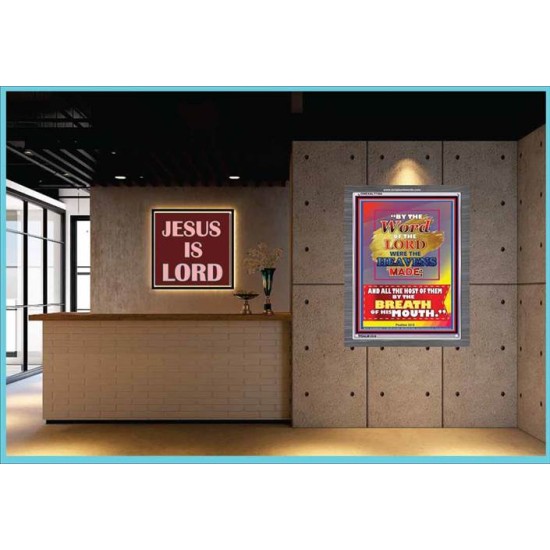 WORD OF THE LORD   Framed Hallway Wall Decoration   (GWEXALT7384)   