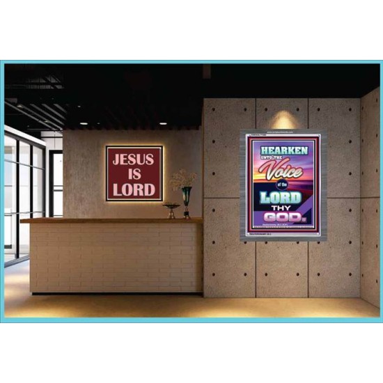 THE VOICE OF THE LORD   Christian Framed Wall Art   (GWEXALT7468)   